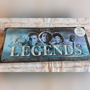 6 Set CD Set Legends Brown Elvis Marley Gaynor Armstrong Turner Reeves Berry New
